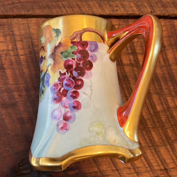 Jean Pouyat limoge.  JPL France.  Very rare  square shaped stein/mug. - Picture 6 of 10